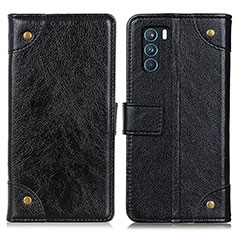 Leather Case Stands Flip Cover Holder K06Z for Oppo K9 Pro 5G Black