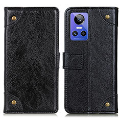 Leather Case Stands Flip Cover Holder K06Z for Realme GT Neo3 5G Black