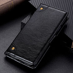 Leather Case Stands Flip Cover Holder K06Z for Samsung Galaxy M23 5G Black