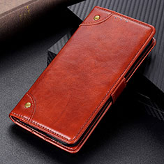 Leather Case Stands Flip Cover Holder K06Z for Xiaomi Mi 11i 5G Light Brown