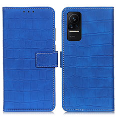 Leather Case Stands Flip Cover Holder K07Z for Xiaomi Civi 5G Blue