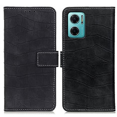 Leather Case Stands Flip Cover Holder K07Z for Xiaomi Redmi 11 Prime 5G Black