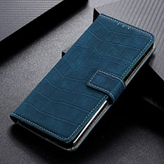 Leather Case Stands Flip Cover Holder K07Z for Xiaomi Redmi Note 9 5G Green