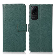 Leather Case Stands Flip Cover Holder K08Z for Xiaomi Civi 1S 5G Green