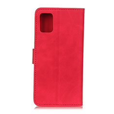 Leather Case Stands Flip Cover Holder K09Z for Oppo Find X3 5G Red