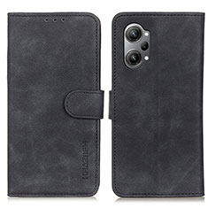 Leather Case Stands Flip Cover Holder K09Z for Oppo K10 Pro 5G Black