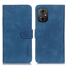 Leather Case Stands Flip Cover Holder K09Z for Xiaomi Redmi Note 12R Pro 5G Blue