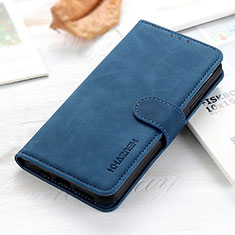 Leather Case Stands Flip Cover Holder KZ3 for Huawei Honor 50 Lite Blue