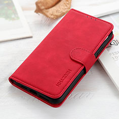 Leather Case Stands Flip Cover Holder KZ3 for Huawei Honor 50 Lite Red