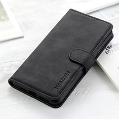 Leather Case Stands Flip Cover Holder KZ3 for Huawei Honor X7a Black