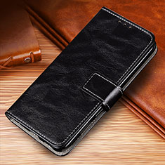Leather Case Stands Flip Cover Holder KZ4 for Huawei Honor X9a 5G Black