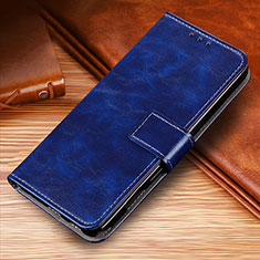 Leather Case Stands Flip Cover Holder KZ4 for Huawei Honor X9a 5G Blue
