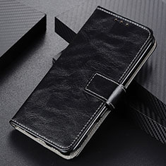 Leather Case Stands Flip Cover Holder KZ4 for Sony Xperia 5 V Black