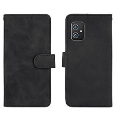 Leather Case Stands Flip Cover Holder L01Z for Asus ZenFone 8 Mini Black