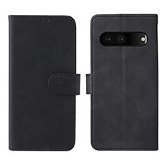 Leather Case Stands Flip Cover Holder L01Z for Google Pixel 7 5G Black