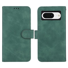 Leather Case Stands Flip Cover Holder L01Z for Google Pixel 8 5G Green