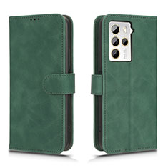 Leather Case Stands Flip Cover Holder L01Z for HTC U23 5G Green