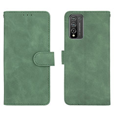 Leather Case Stands Flip Cover Holder L01Z for Huawei Honor 10X Lite Green