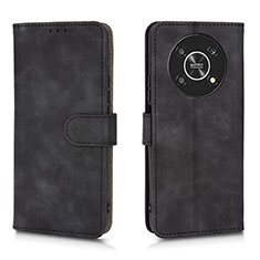 Leather Case Stands Flip Cover Holder L01Z for Huawei Honor Magic4 Lite 5G Black