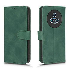 Leather Case Stands Flip Cover Holder L01Z for Huawei Honor Magic5 5G Green