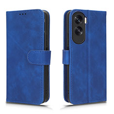 Leather Case Stands Flip Cover Holder L01Z for Huawei Honor X50i 5G Blue