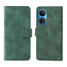 Leather Case Stands Flip Cover Holder L01Z for Huawei Honor X7 Green