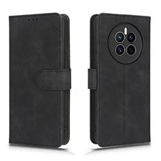 Leather Case Stands Flip Cover Holder L01Z for Huawei Mate 50 Black