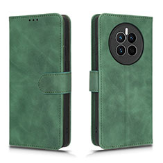 Leather Case Stands Flip Cover Holder L01Z for Huawei Mate 50E Green