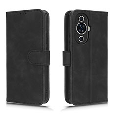 Leather Case Stands Flip Cover Holder L01Z for Huawei Nova 11 Black