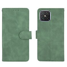 Leather Case Stands Flip Cover Holder L01Z for Huawei Nova 8 SE 4G Green