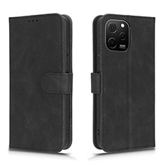 Leather Case Stands Flip Cover Holder L01Z for Huawei Nova Y61 Black