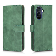 Leather Case Stands Flip Cover Holder L01Z for Huawei Nova Y70 Green