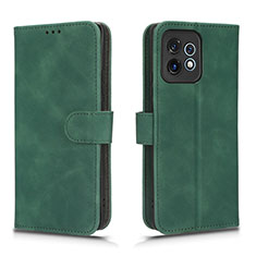 Leather Case Stands Flip Cover Holder L01Z for Motorola Moto Edge 40 Pro 5G Green