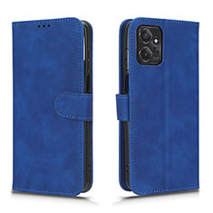 Leather Case Stands Flip Cover Holder L01Z for Motorola Moto G Power 5G (2023) Blue