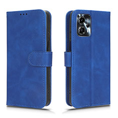 Leather Case Stands Flip Cover Holder L01Z for Motorola Moto G13 Blue