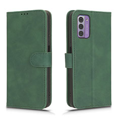 Leather Case Stands Flip Cover Holder L01Z for Nokia G42 5G Green