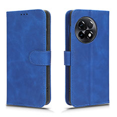 Leather Case Stands Flip Cover Holder L01Z for OnePlus 11R 5G Blue