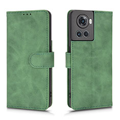 Leather Case Stands Flip Cover Holder L01Z for OnePlus Ace 5G Green