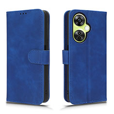 Leather Case Stands Flip Cover Holder L01Z for OnePlus Nord CE 3 5G Blue