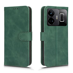 Leather Case Stands Flip Cover Holder L01Z for Realme GT Neo5 240W 5G Green