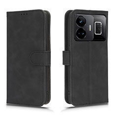 Leather Case Stands Flip Cover Holder L01Z for Realme GT Neo5 5G Black