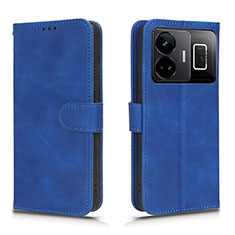 Leather Case Stands Flip Cover Holder L01Z for Realme GT Neo6 5G Blue