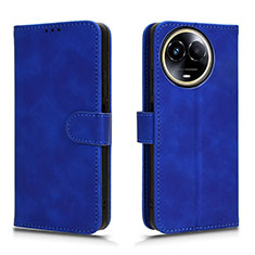 Leather Case Stands Flip Cover Holder L01Z for Realme Narzo 60x 5G Blue