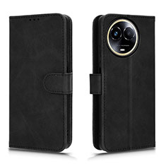 Leather Case Stands Flip Cover Holder L01Z for Realme V50 5G Black
