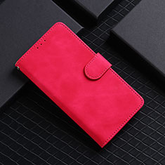 Leather Case Stands Flip Cover Holder L01Z for Samsung Galaxy M80S Hot Pink