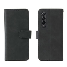 Leather Case Stands Flip Cover Holder L01Z for Samsung Galaxy Z Fold4 5G Black