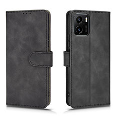 Leather Case Stands Flip Cover Holder L01Z for Vivo iQOO U5x Black