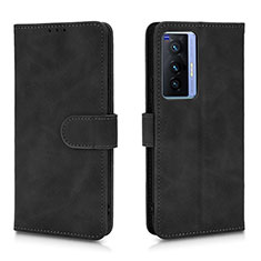 Leather Case Stands Flip Cover Holder L01Z for Vivo X70t Black