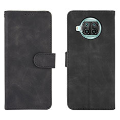 Leather Case Stands Flip Cover Holder L01Z for Xiaomi Mi 10i 5G Black