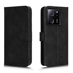 Leather Case Stands Flip Cover Holder L01Z for Xiaomi Mi 13T 5G Black